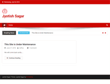Tablet Screenshot of jyotishsagar.net